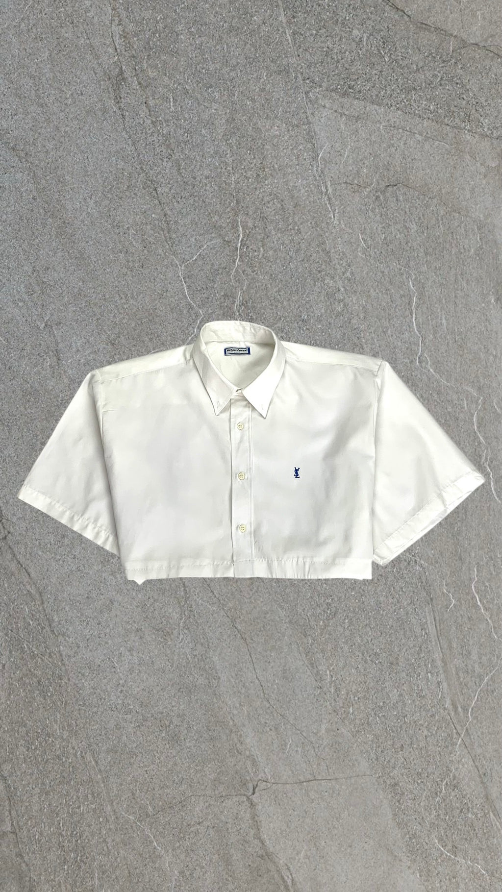 YVES SAINT LAURENT (YSL) BAGGY CROPPED SHIRT