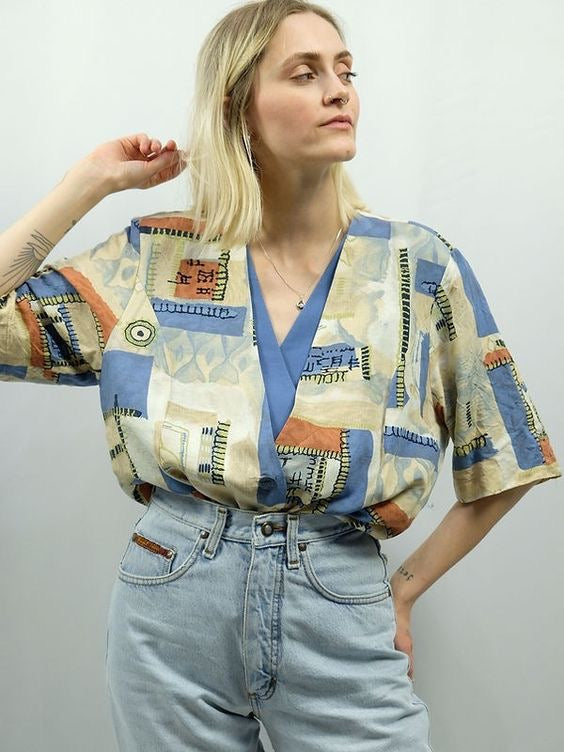 THE UNTAGGED BUTTON UP VINTAGE SHIRT