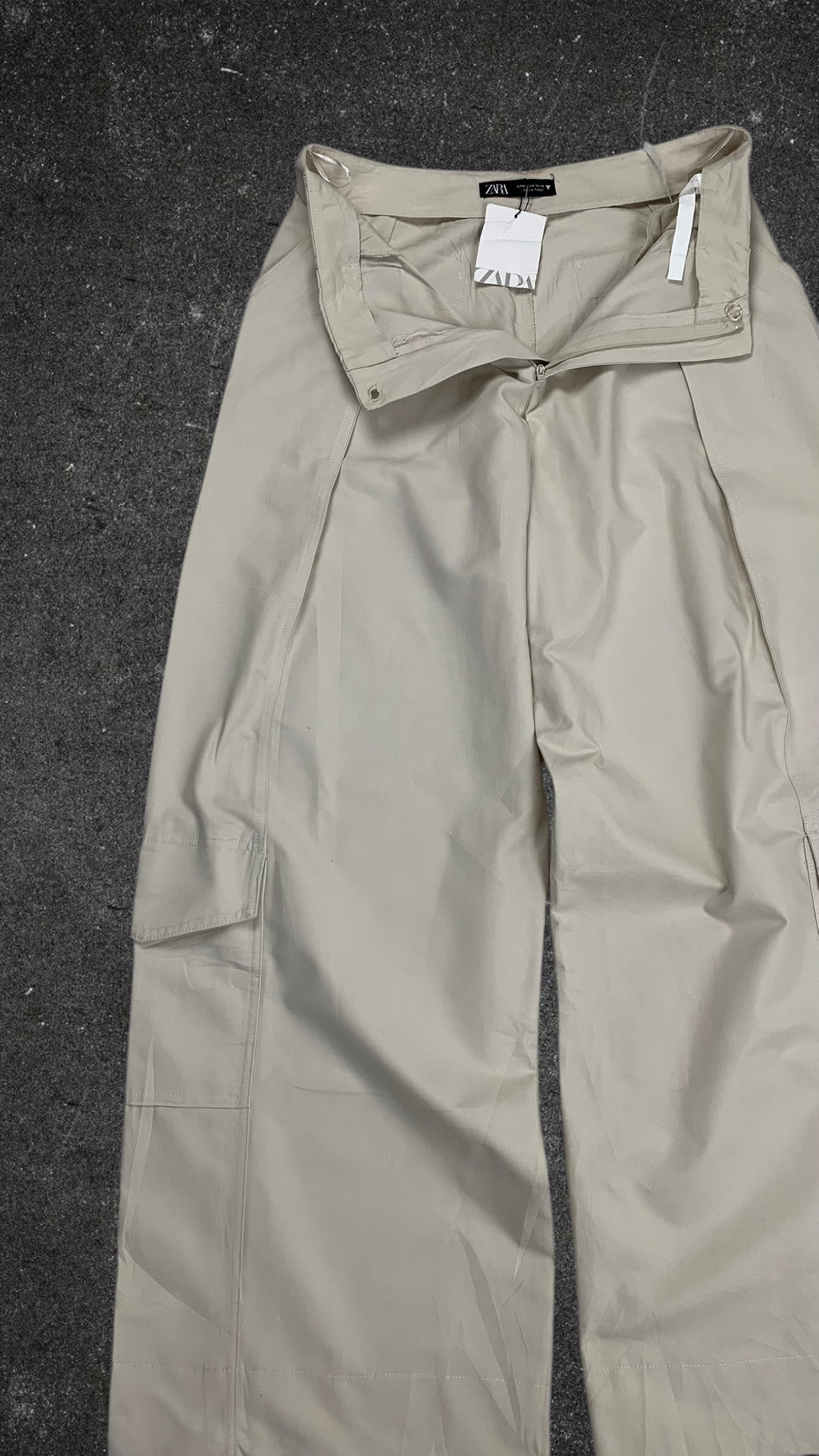 ZARA WIDE LEG CARGO PANT