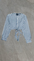 RALPH LAUREN BAGGY CROPPED SHIRT