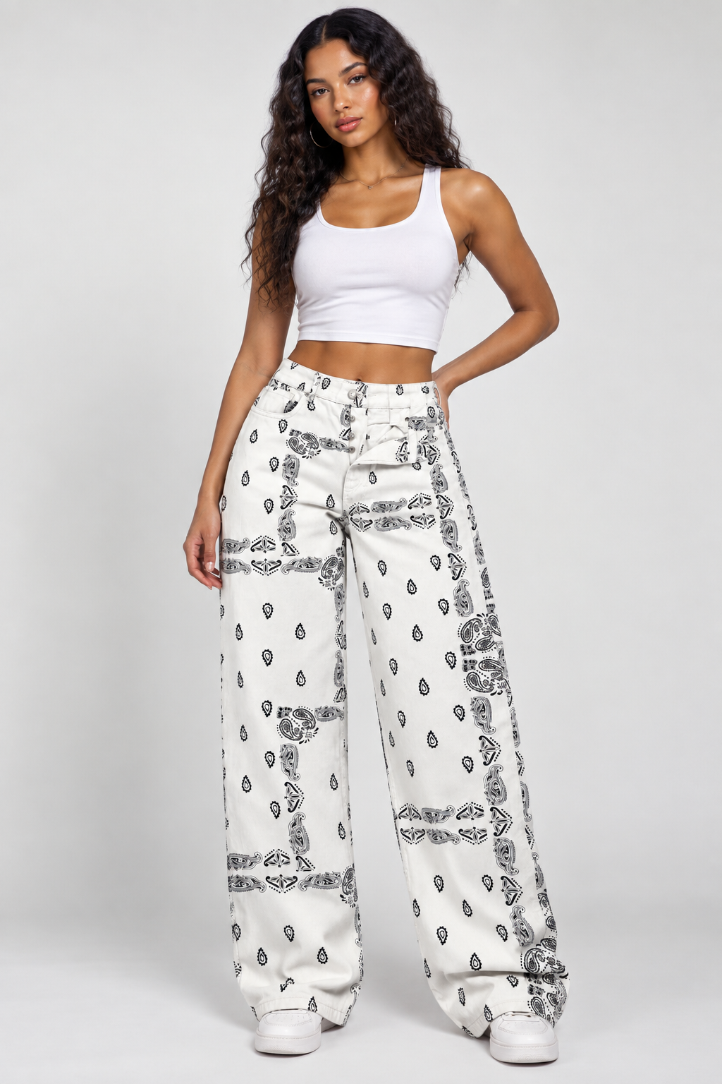 TOPSHOP WIDE LEG JEANS - UK 12