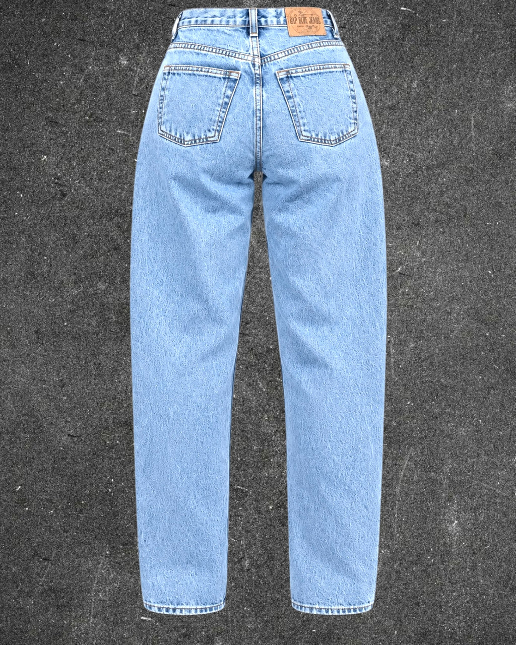 GAP BLUE REVERSE FIT VINTAGE JEANS - UK 8