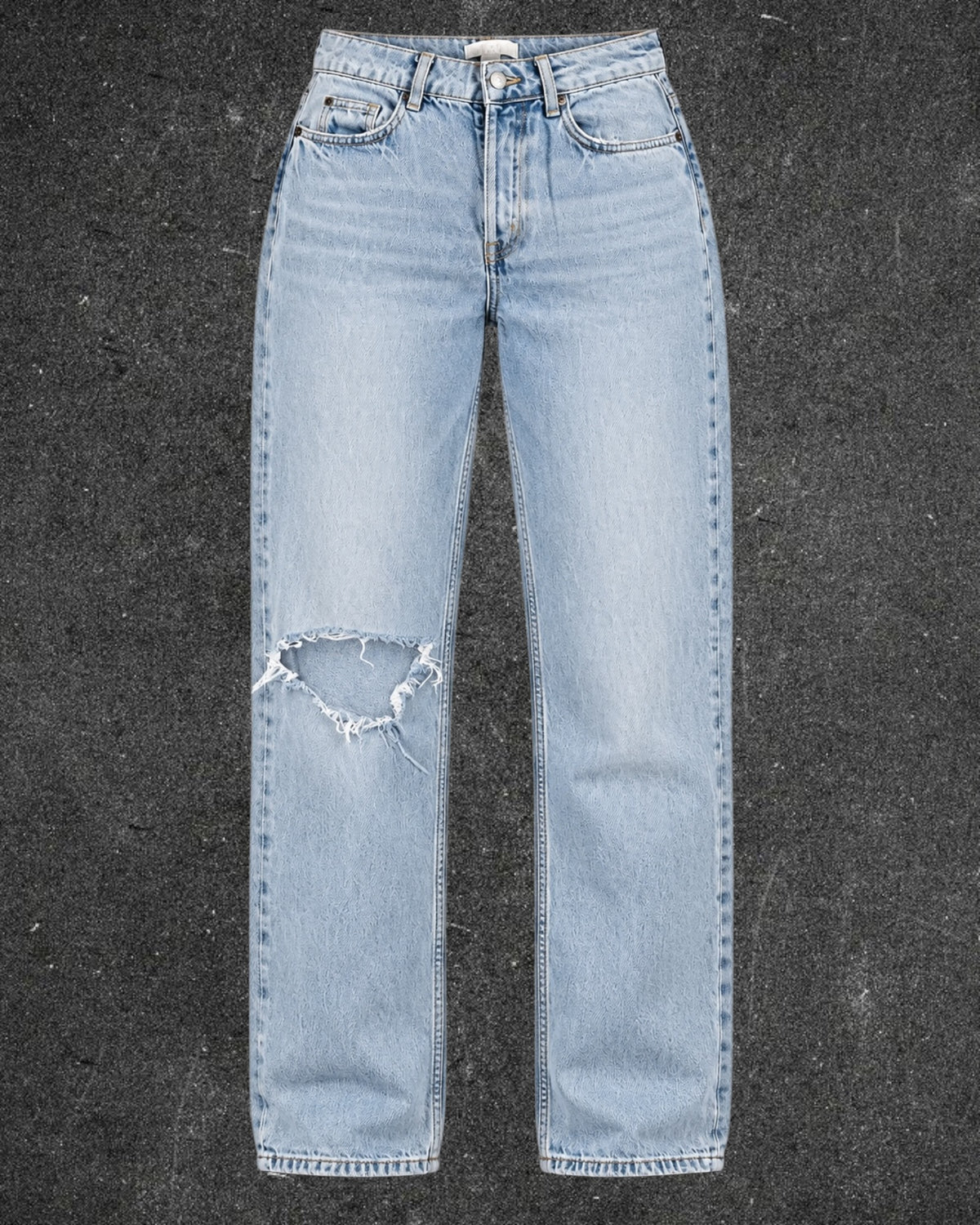 H&M STRAIGHT LEG JEANS - UK 8