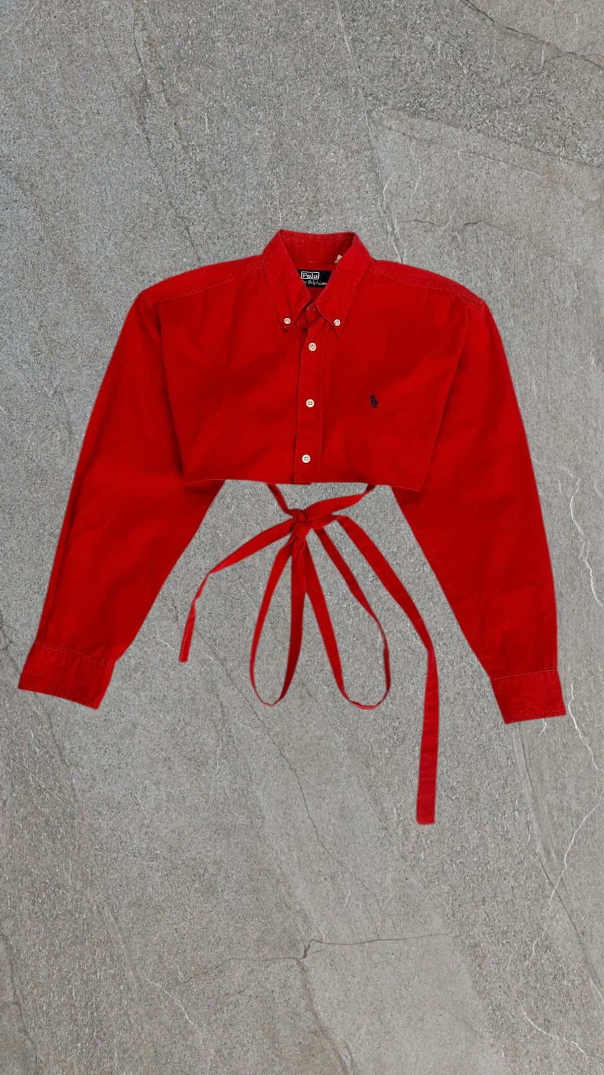 POLO BY RALPH LAUREN BAGGY CROPPED SHIRT