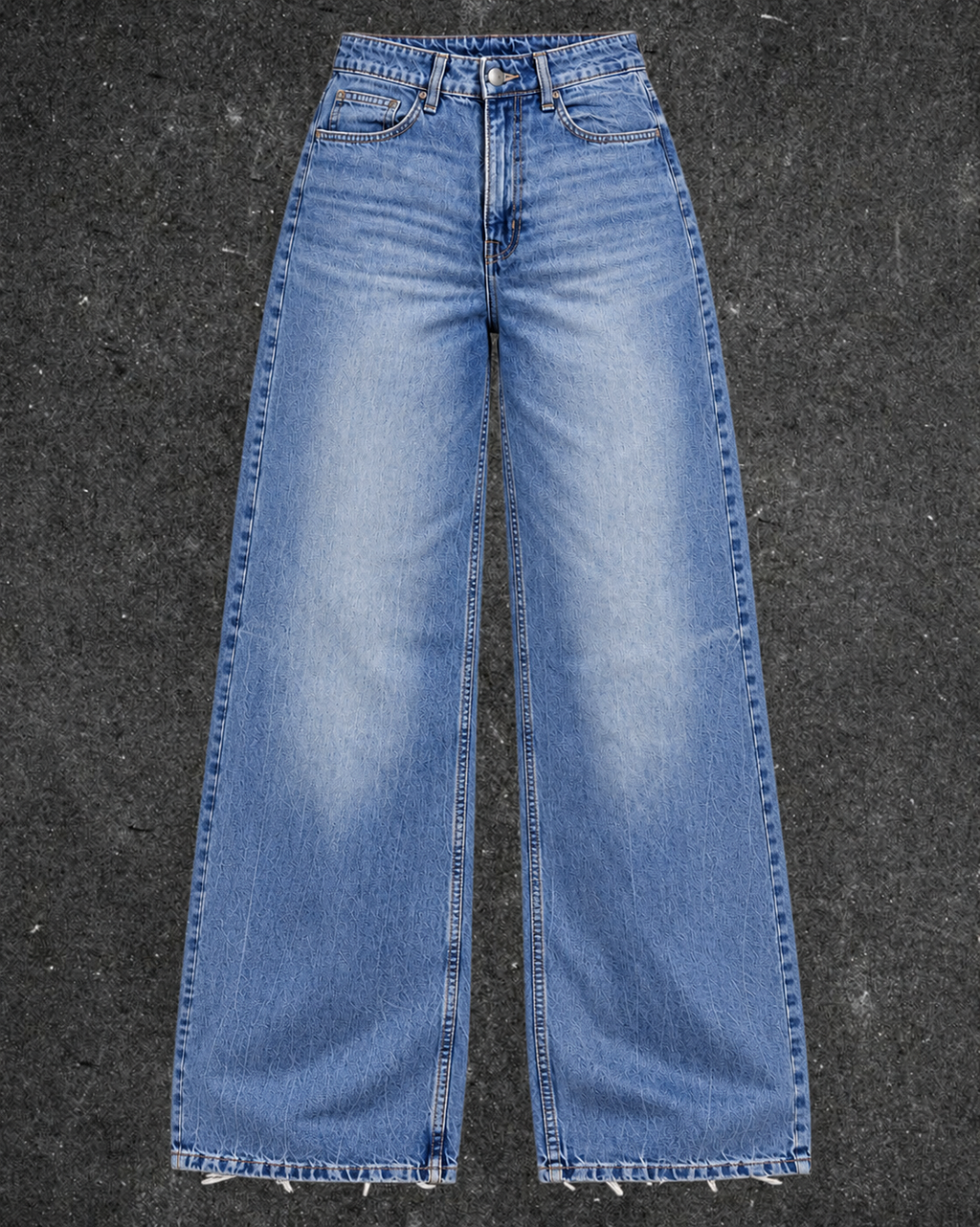 & DENIM WIDE LEG JEANS - UK 8