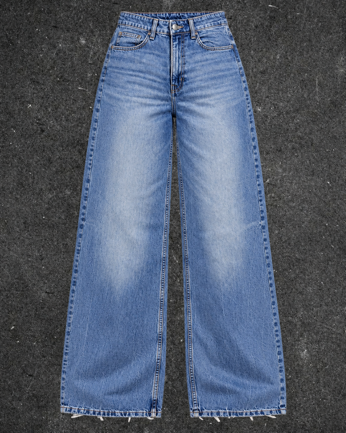 & DENIM WIDE LEG JEANS - UK 8
