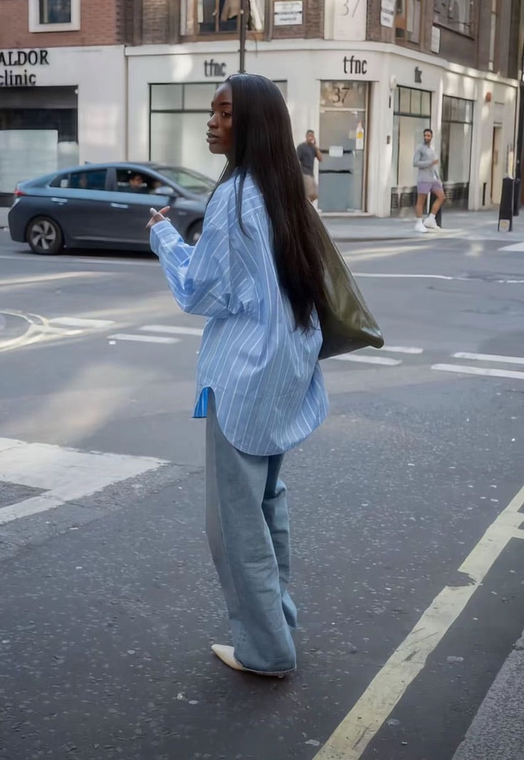 STRADIVARIUS WIDE LEG JEANS - UK 6
