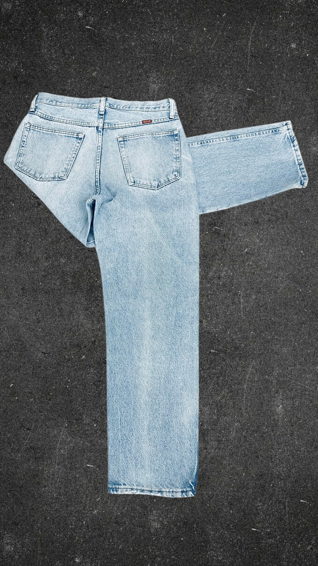 RUSTLER STRAIGHT LEG VINTAGE JEANS - UK 14