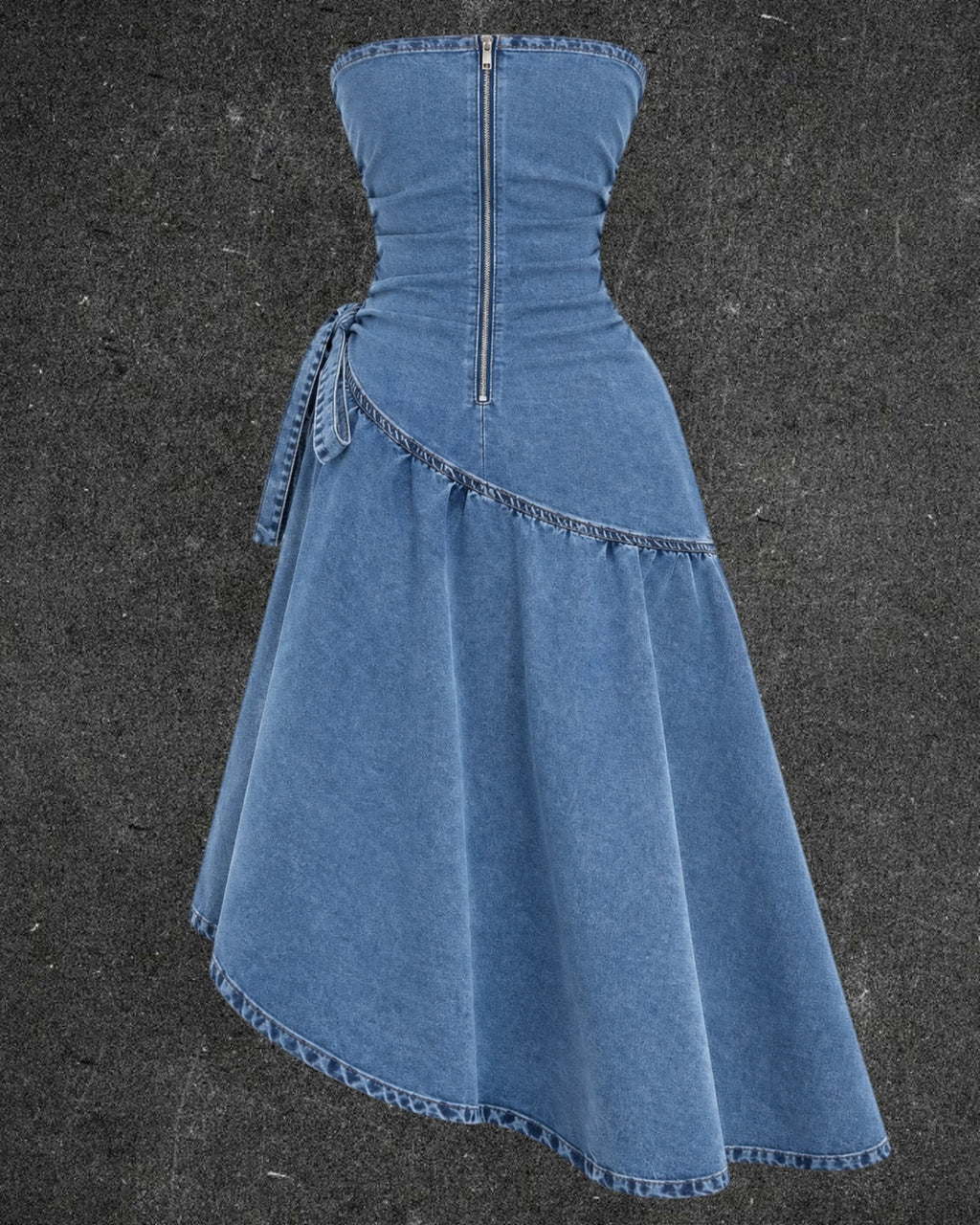 DENIM CO STRAPLESS  DRESS - UK 14