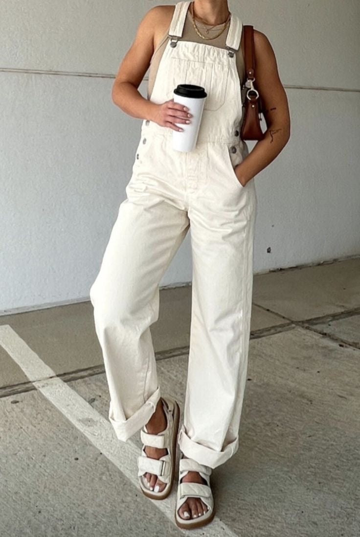 CASABLANCA 90's WIDE LEG VINTAGE OVERALL - UK 10