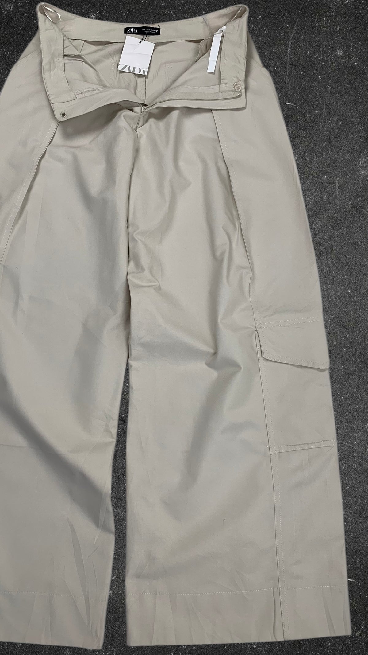 ZARA WIDE LEG CARGO PANT