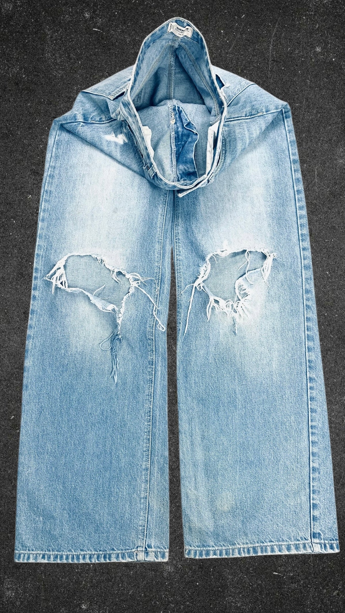 DENIM COLLECTION WIDE LEG JEANS - UK 6