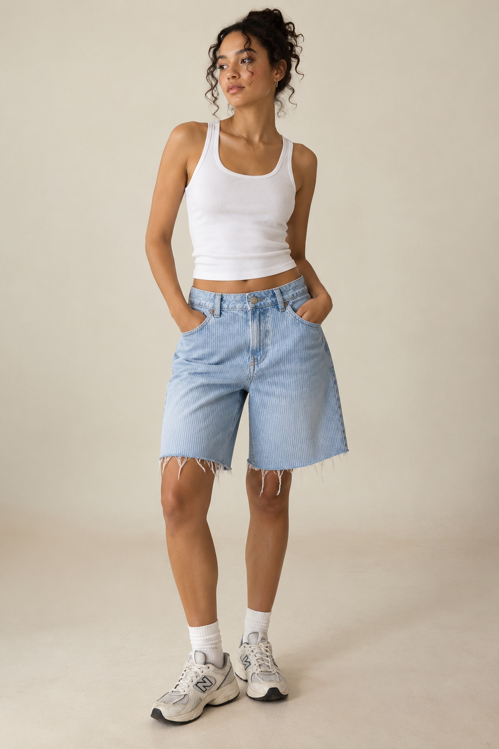 DENIM CO BERMUDA SHORTS - UK 10