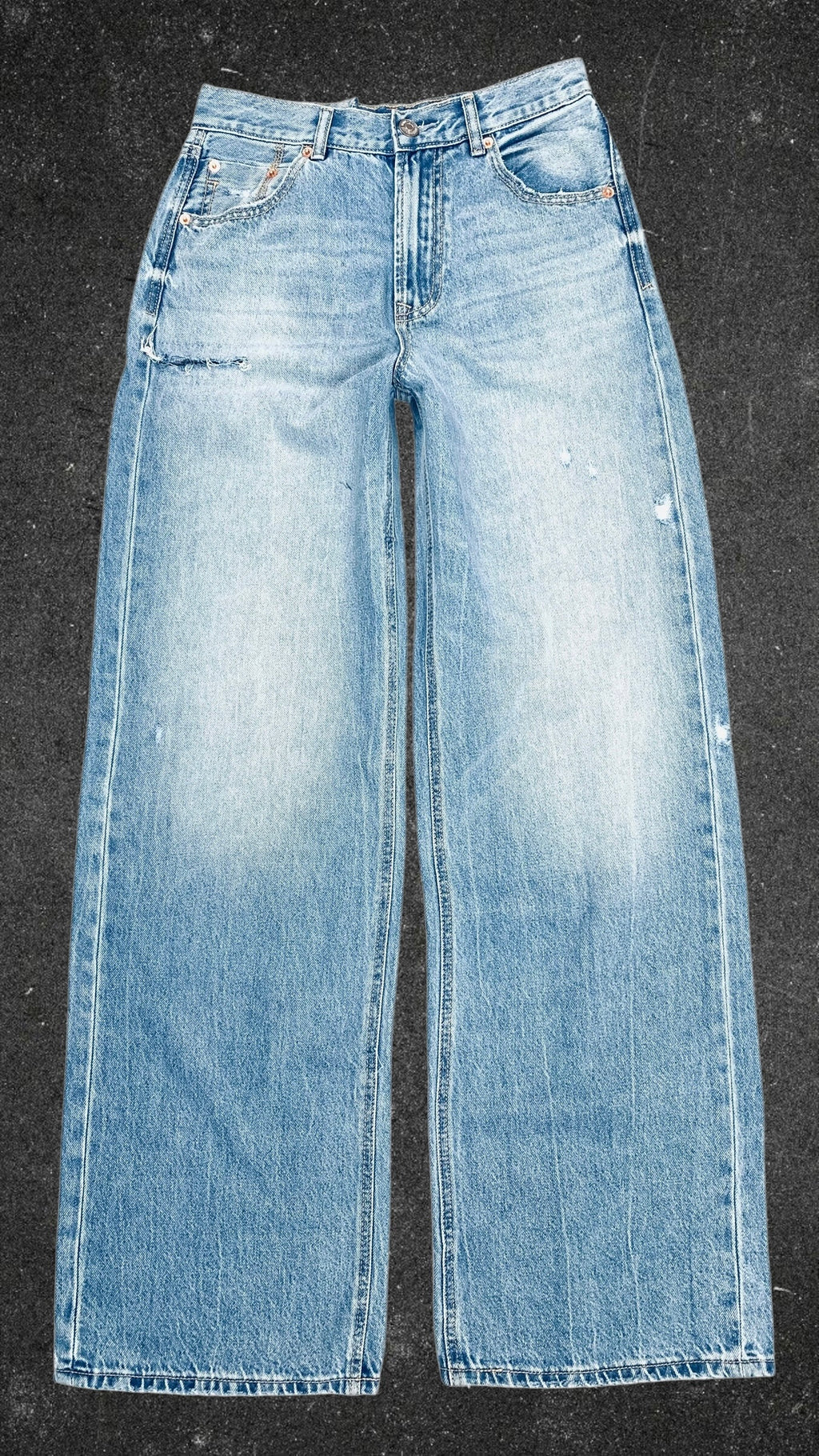 STRADIVARUIS WIDE LEG JEANS - UK 6