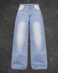 SHEIN CURVY  WIDE LEG JEANS - UK 22