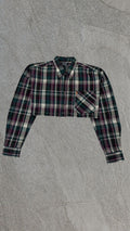 POLO BY RALPH LAUREN BAGGY CROPPED SHIRT - UK 14