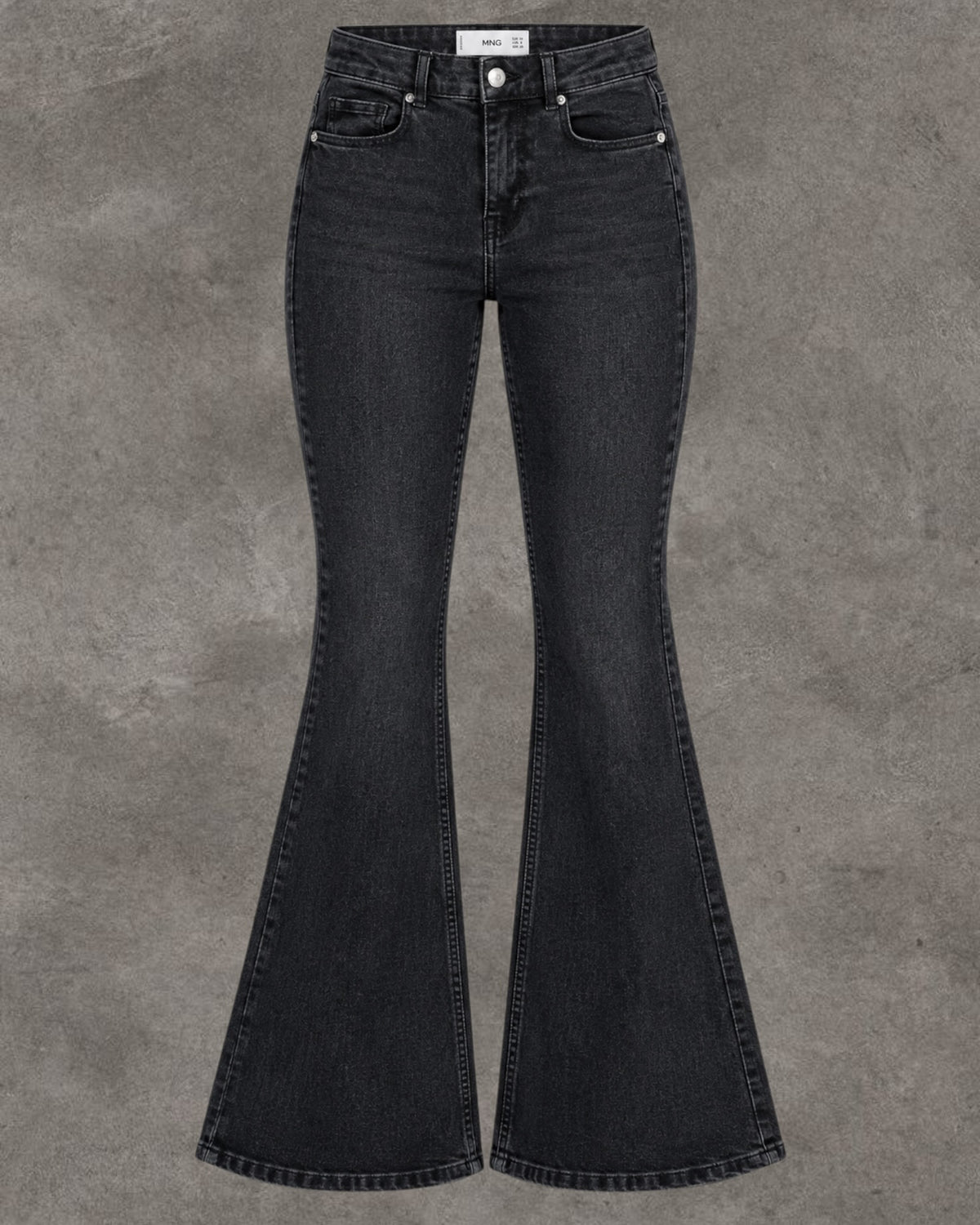 MNG BELL BOTTOM STRETCHY DENIM - UK 12