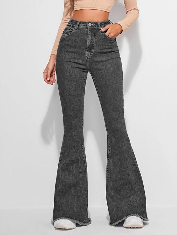 ZARA 90's VINTAGE BELL BOTTOM - UK 10