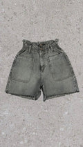 ZARA ELASTIC WAIST BERMUDA SHORTS - UK 8