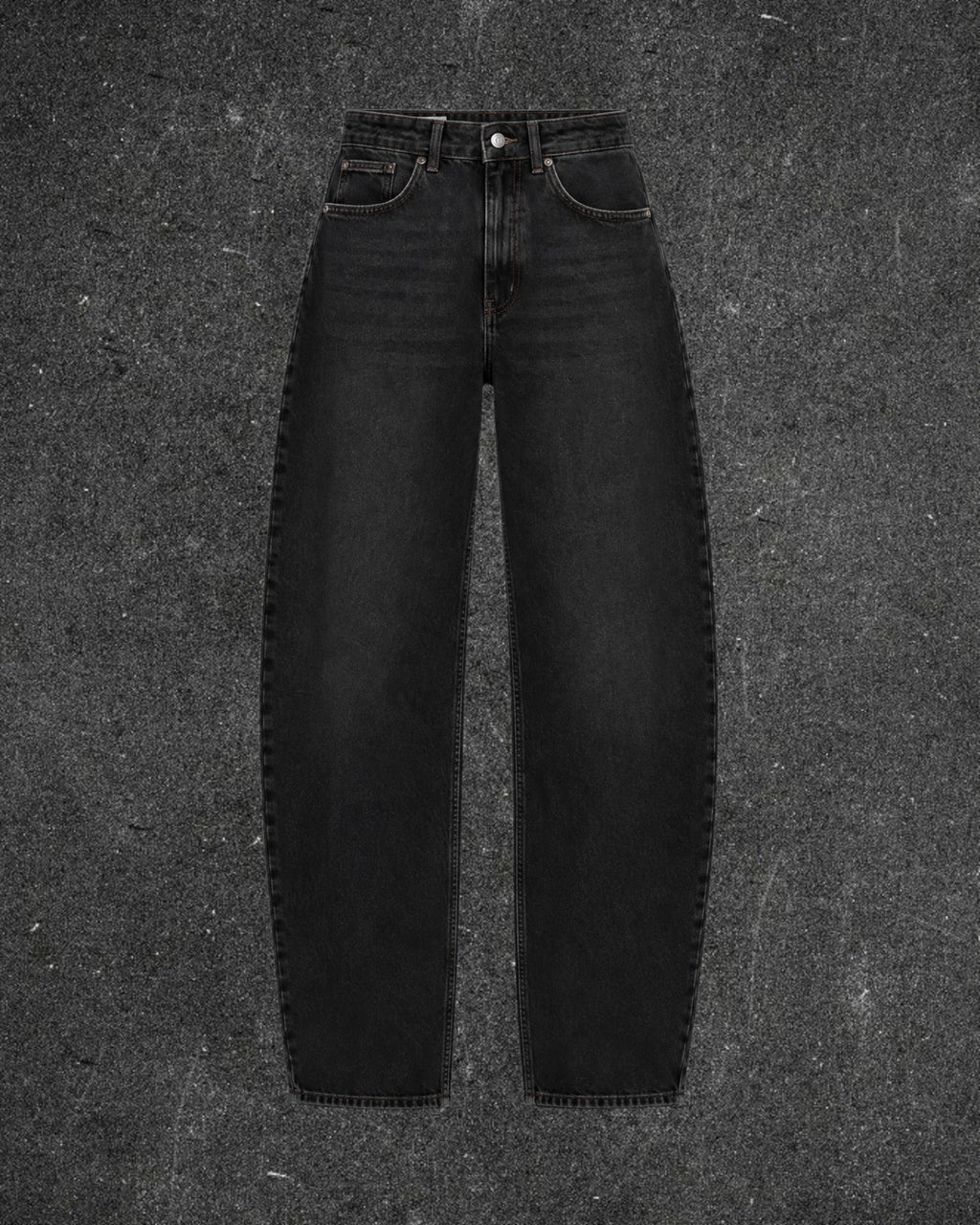 BERSHKA BAGGY LOOSE  FIT BARREL JEANS - UK 8