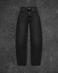 BERSHKA BAGGY LOOSE  FIT BARREL JEANS - UK 8