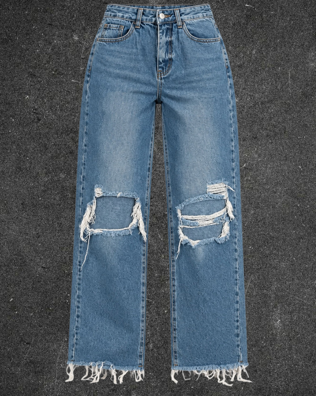 SHEIN STRAIGHT LEG JEANS - UK 8