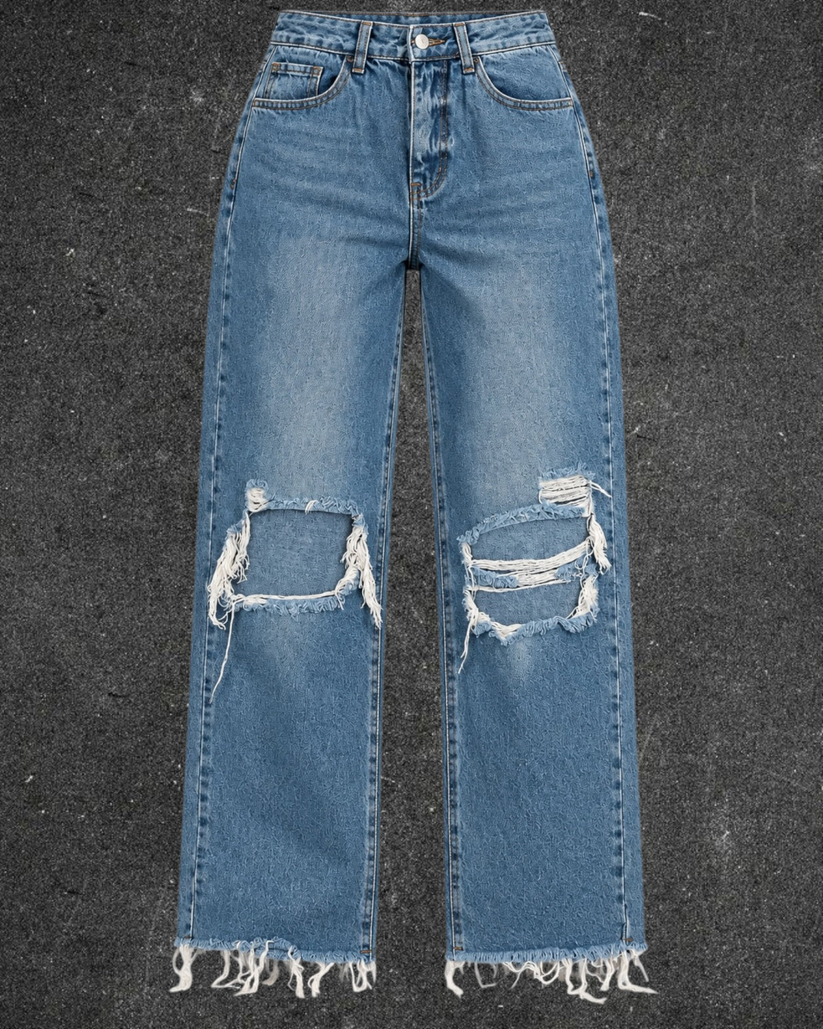 SHEIN STRAIGHT LEG JEANS - UK 8