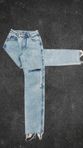 PULL & BEAR RIPPED KNEE JEANS - UK 4