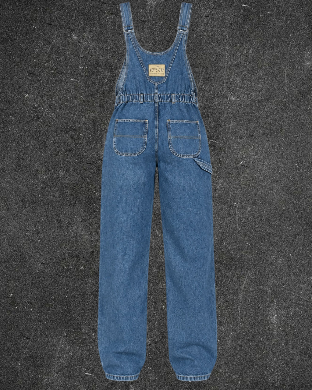 VEY'S -777 CARPENTER WIDE LEG OVERALL - UK 12 TALL