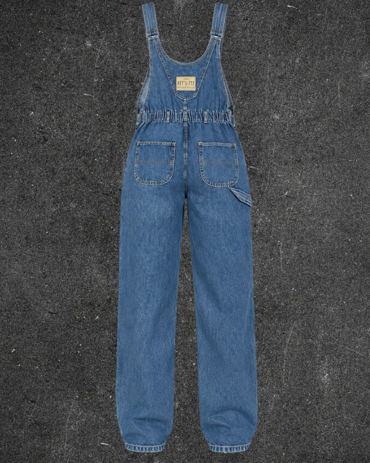 VEY'S -777 CARPENTER WIDE LEG OVERALL - UK 12 TALL