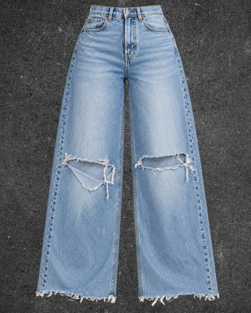 ZARA WIDE LEG JEANS - UK 8