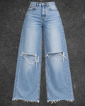ZARA WIDE LEG JEANS - UK 8