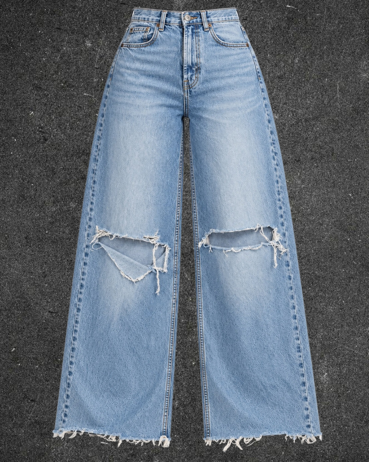 ZARA WIDE LEG JEANS - UK 8