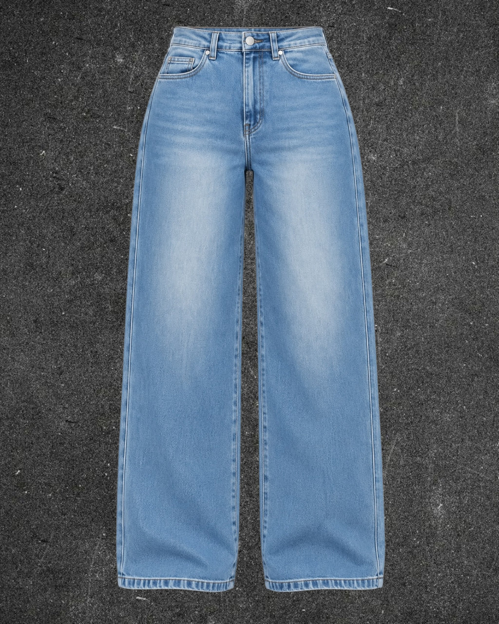 UNTAGGED WIDE LEG JEANS - UK 12
