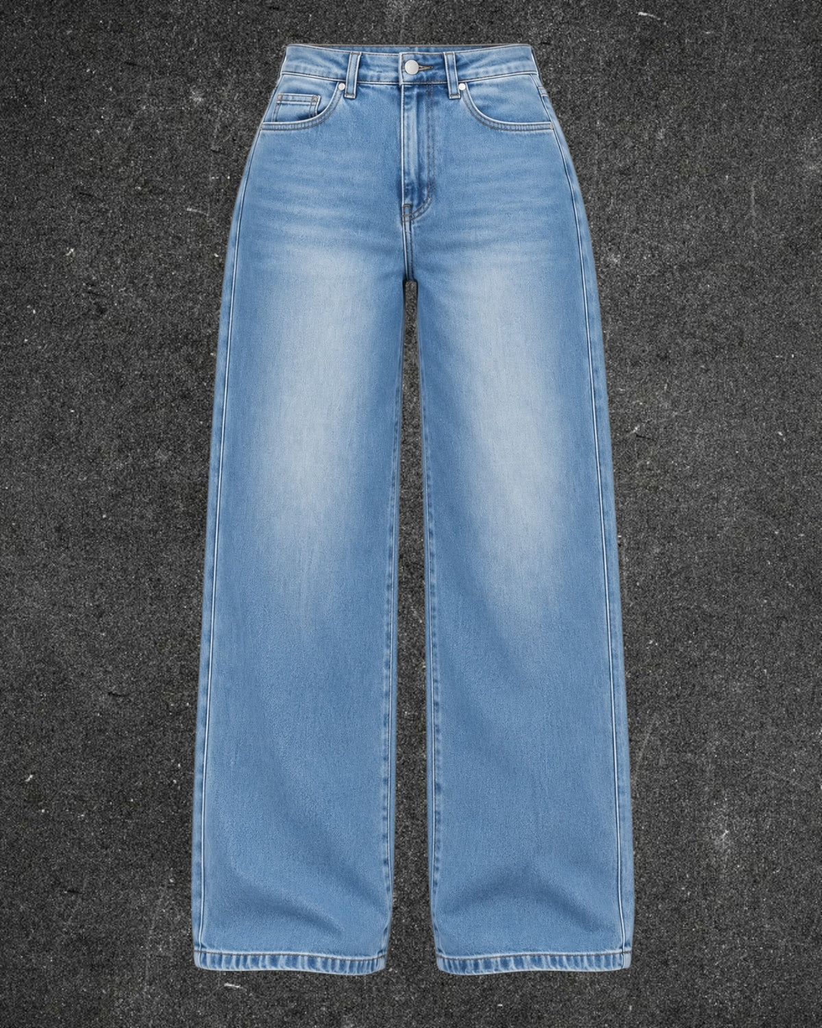 UNTAGGED WIDE LEG JEANS - UK 12