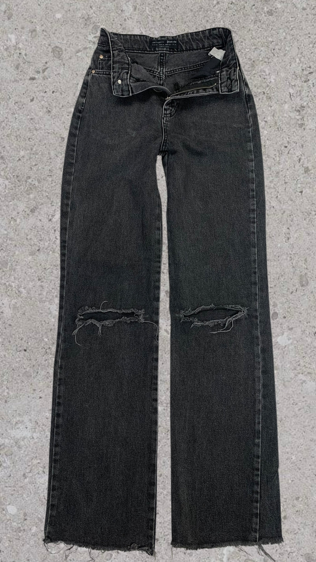 STRADIVARIUS WIDE LEG JEANS -  UK 4