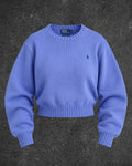 POLO BY RALPH LAUREN CROPPED CARDIGAN - UK 10