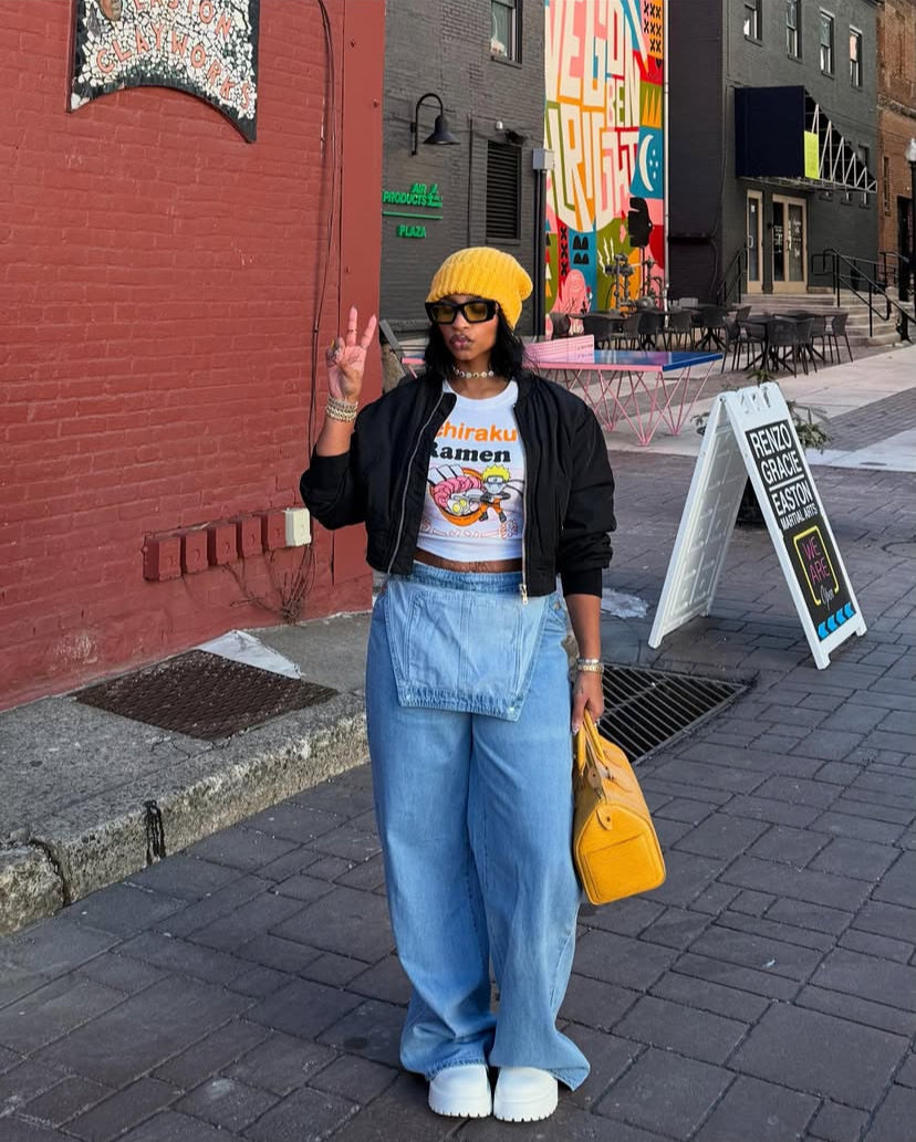 CASABLANCA 90's WIDE LEG VINTAGE OVERALL - UK 10