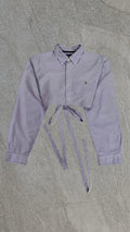 POLO BY RALPH LAUREN BAGGY CROPPED SHIRT - UK 16