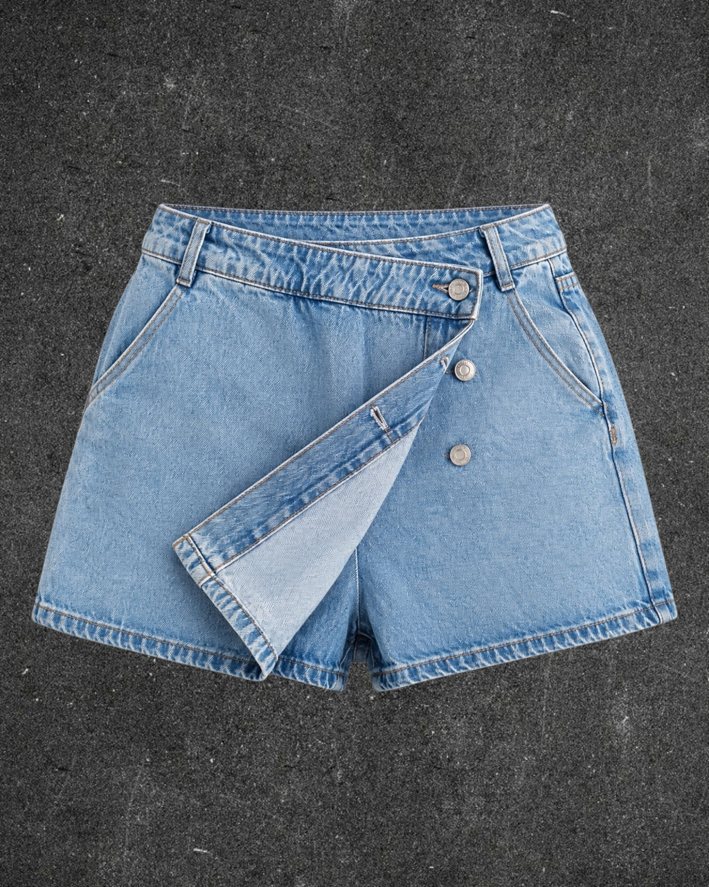 SHEIN  WRAP DENIM   - UK 8