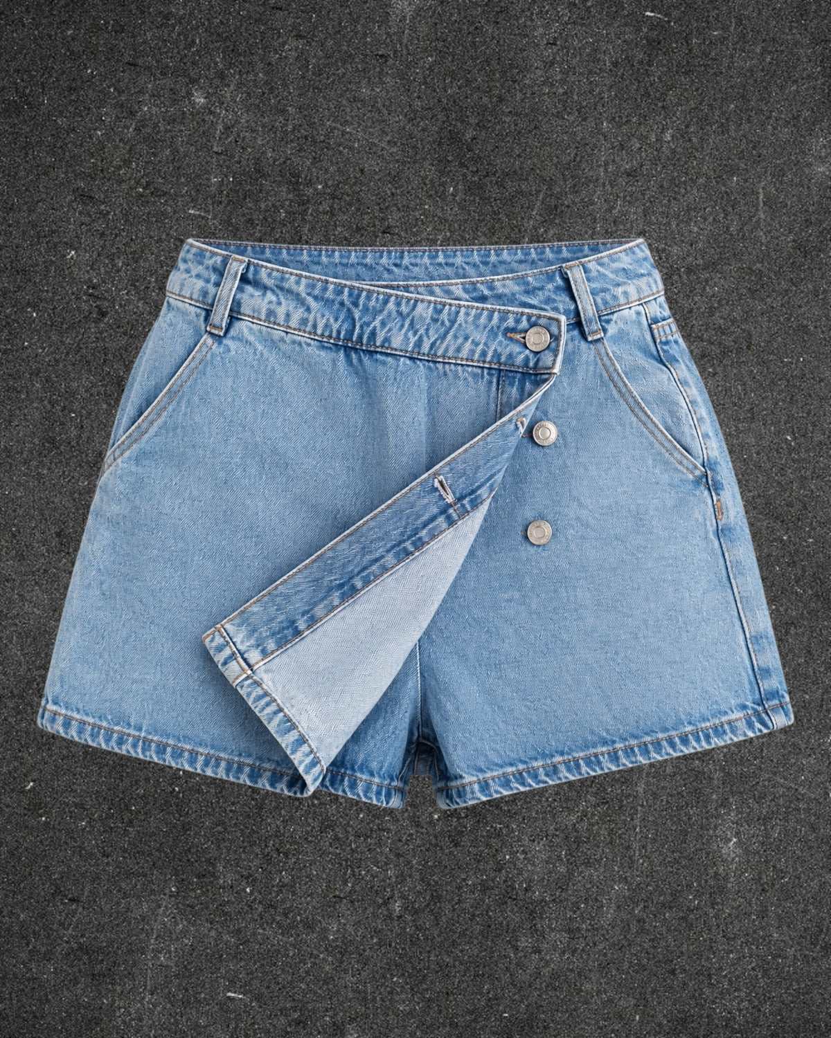 SHEIN  WRAP DENIM   - UK 8