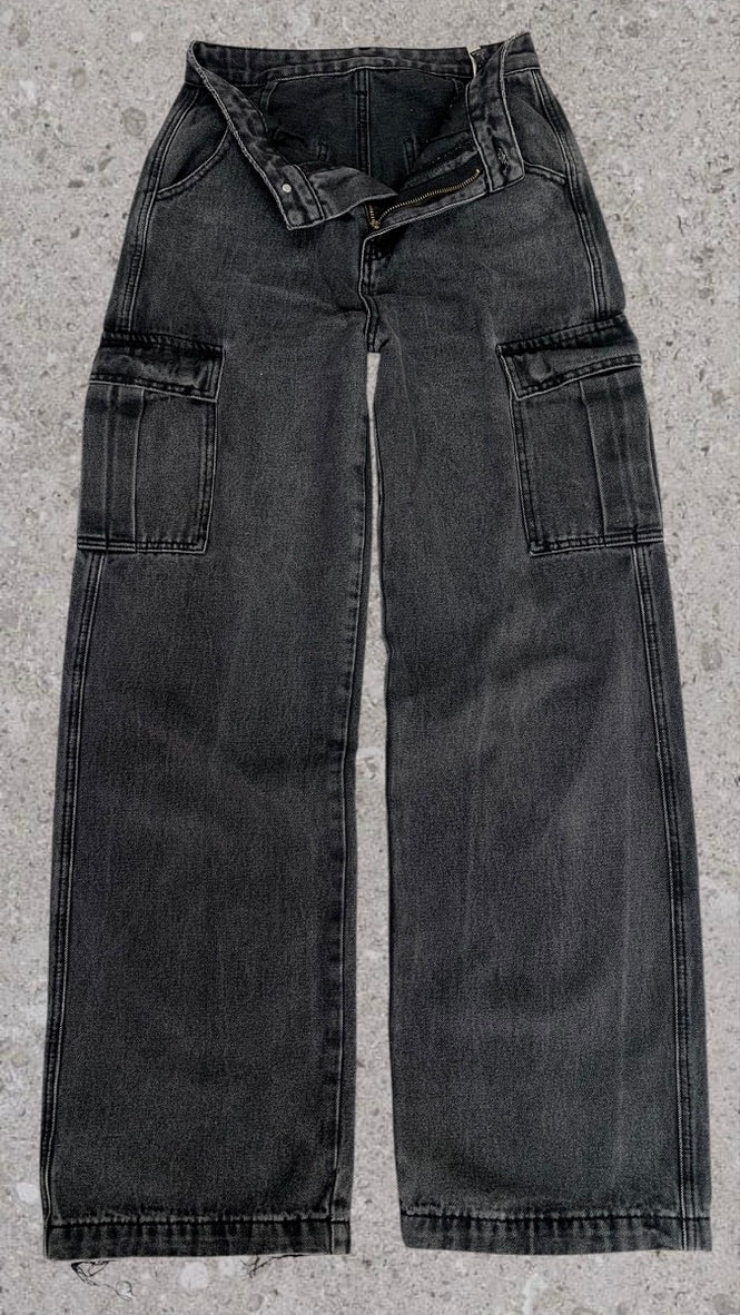 SHEIN WIDE ELG CARGO JEANS