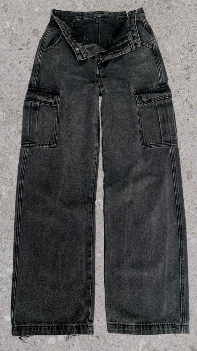 SHEIN WIDE ELG CARGO JEANS