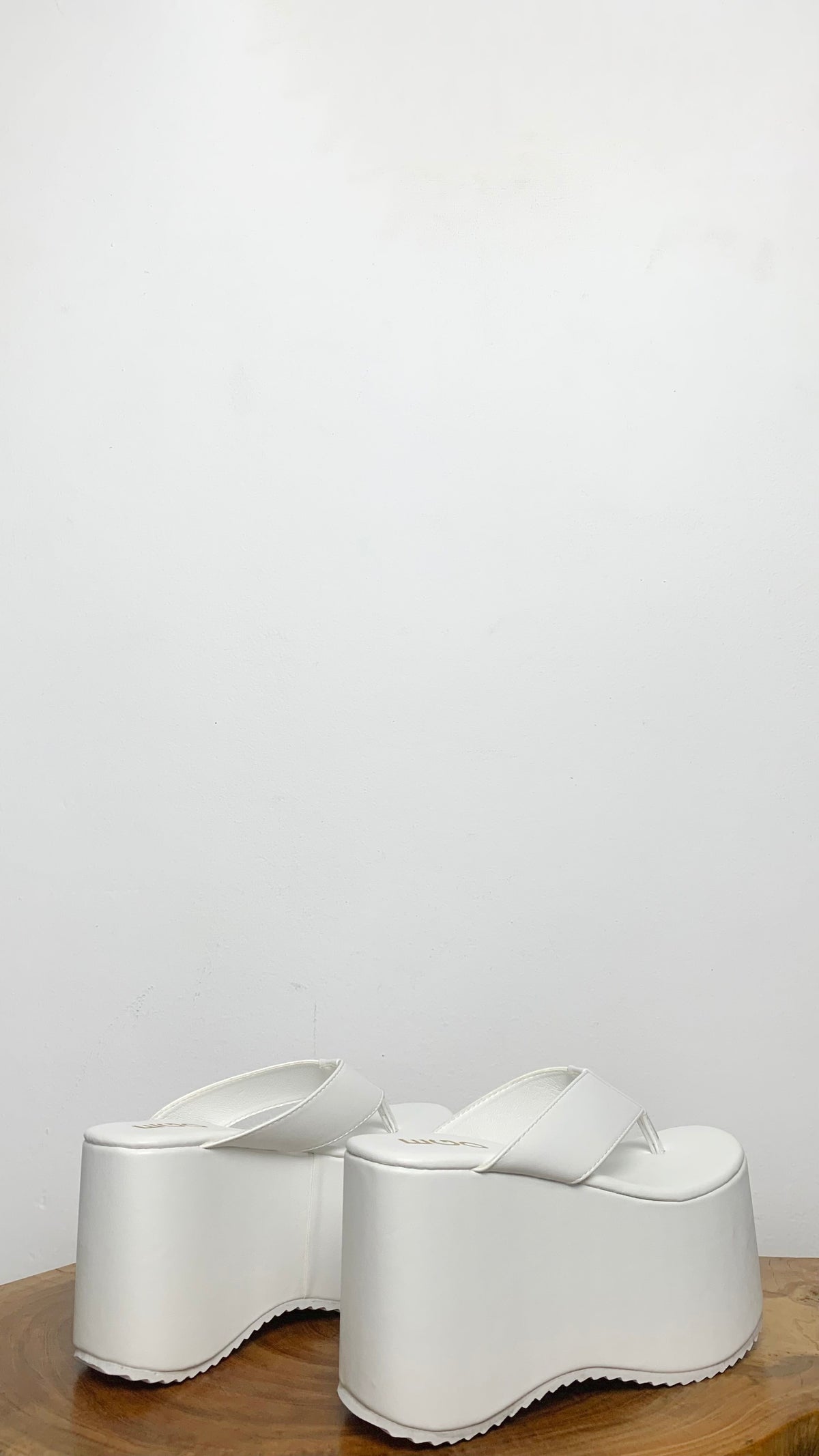 EGO BURNING THONG Y2K EXTREME PLATFORM HEEL MULE