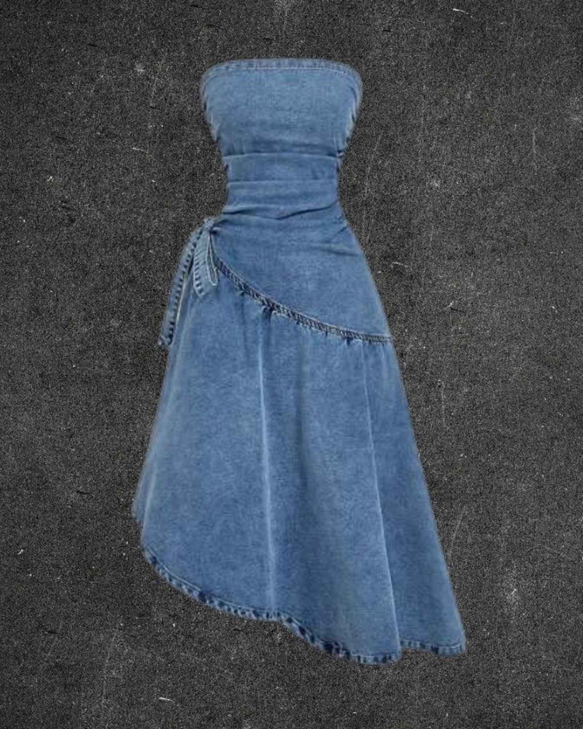 DENIM CO STRAPLESS  DRESS - UK 14