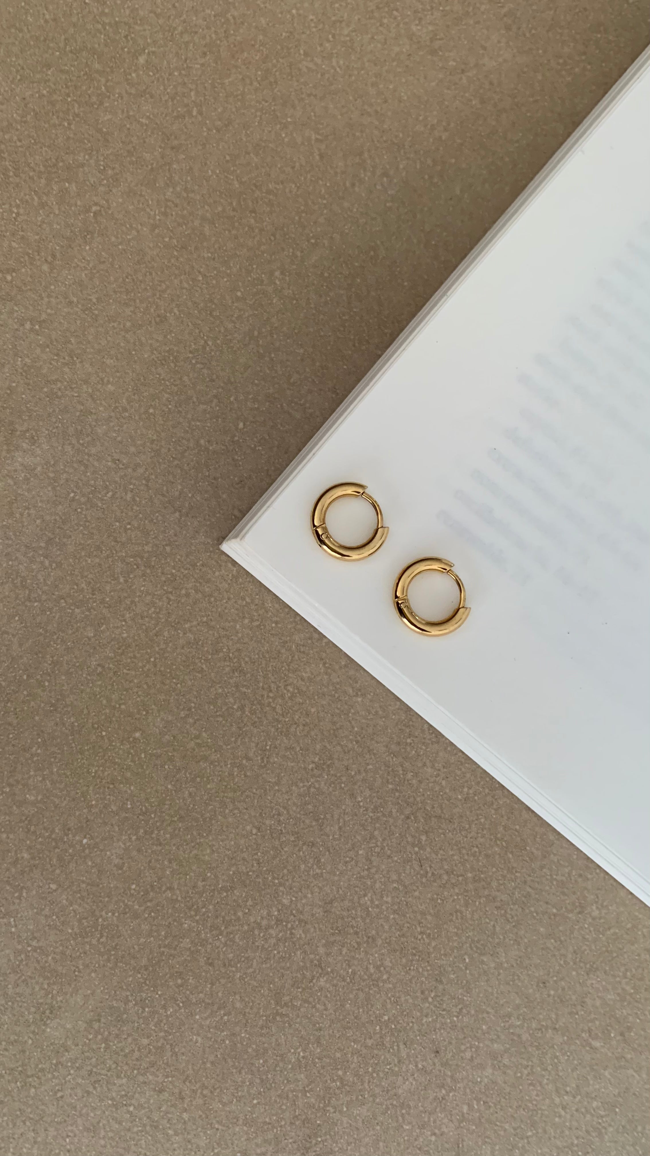 FORMATION MINI ROUND HARLOW HOOP EARRINGS