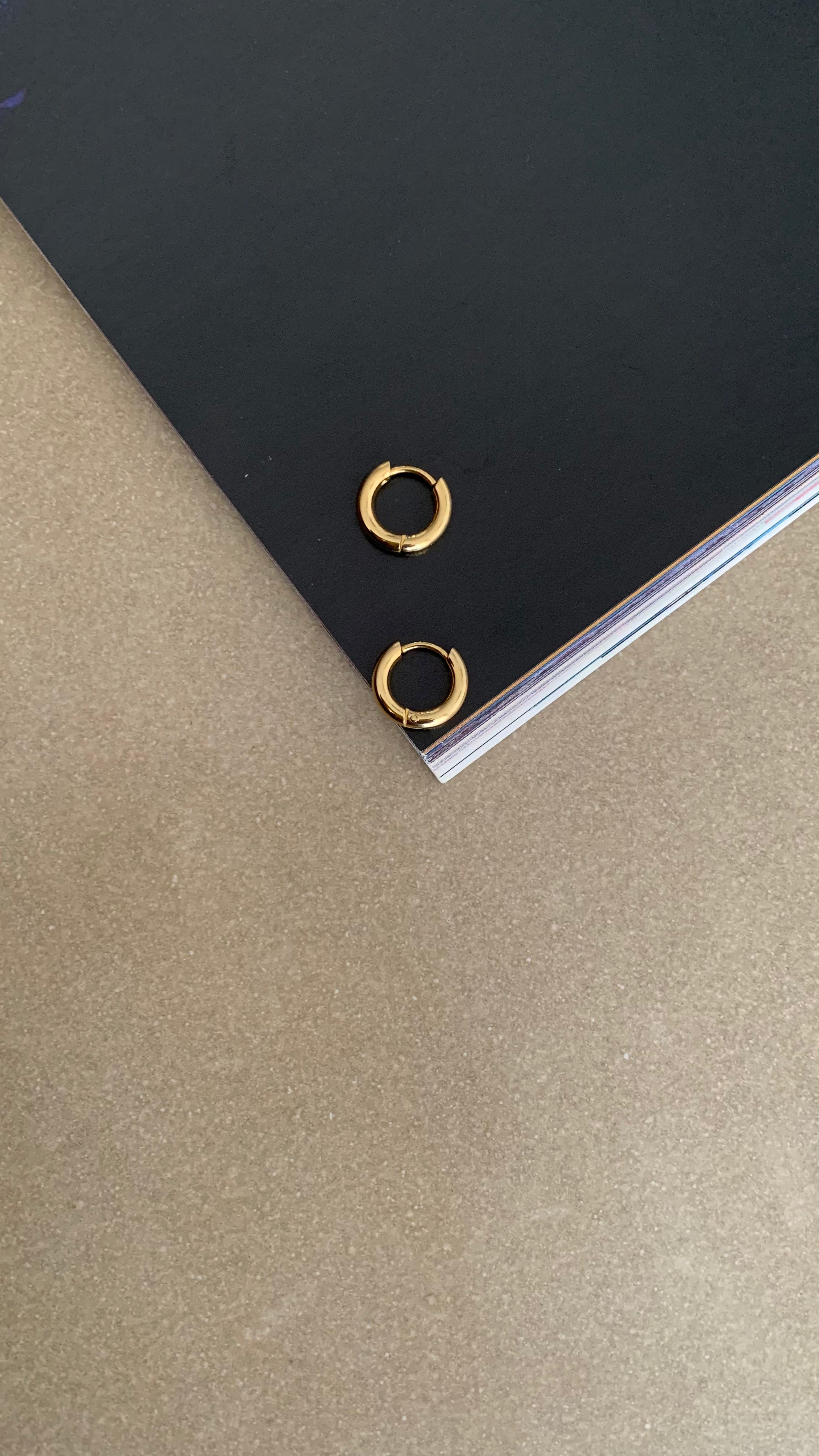 FORMATION MINI ROUND HARLOW HOOP EARRINGS