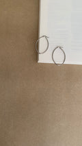 THE OVAL HOOP EARRING