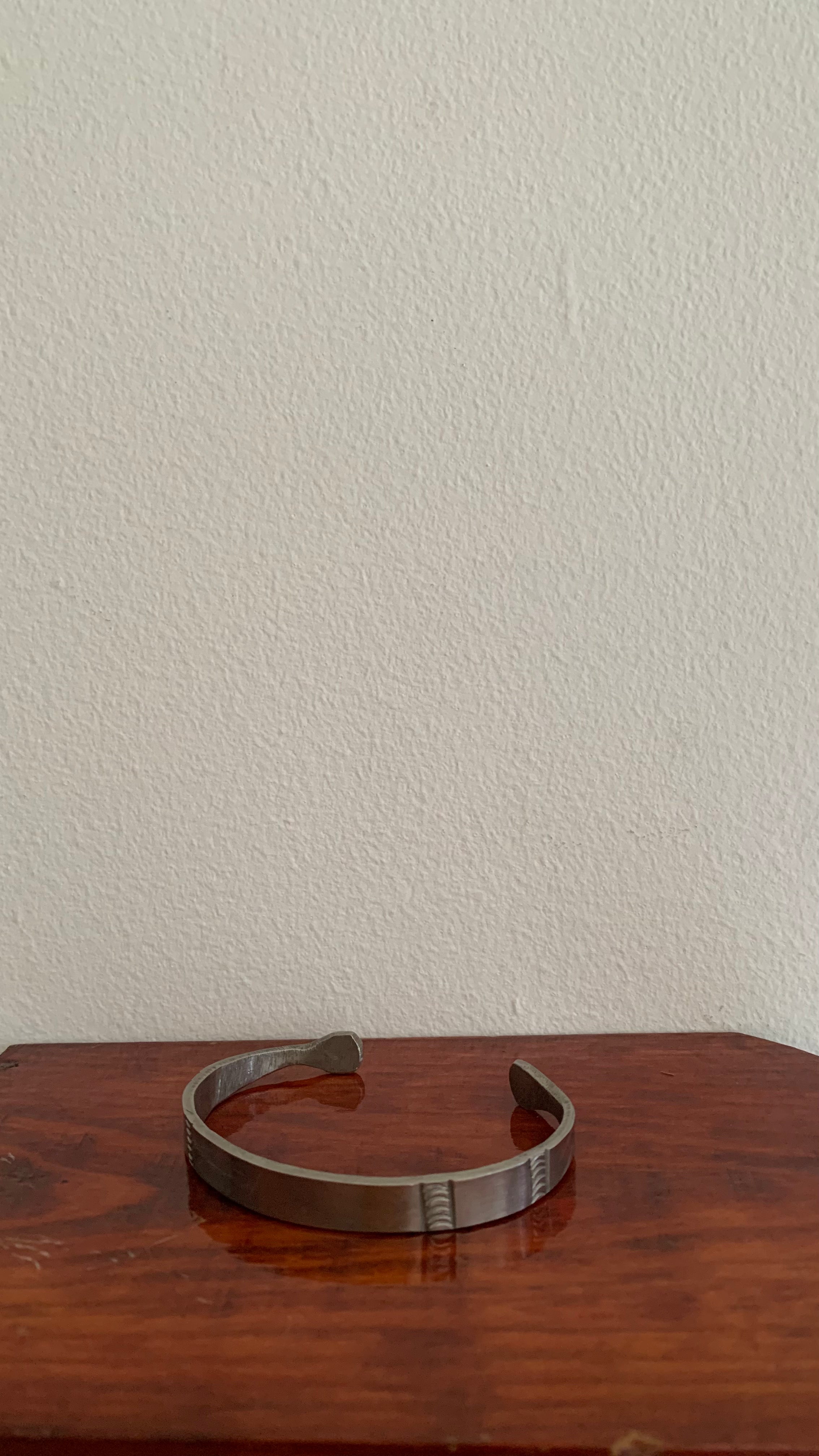 SILVER STERLING ADJUSTABLE RETRO ARMLET