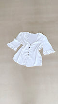 ZARA BUTTON UP TOP
